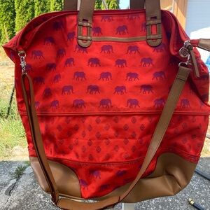 Stella & Dot Getaway Bag with Elephant Detail